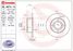 Brembo 08.4874.14 Диск тормозной Standard | зад | - 1
