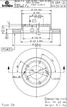 Brembo 09.5584.14 Диск тормозной Standard | перед | - 1