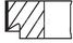 Mahle 013 17 N0 Комплект поршневых колец - 2