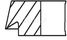 Mahle 034 75 N3 Комплект поршневых колец - 3