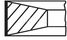 Mahle 014 72 N2 Комплект поршневых колец - 3