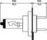 Hella 8GH 007 157-231 Автолампа H7 24V 70W PX26d Heavy Duty Expert в - 2