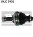 SKF VKJC 3905 Полуось | перед лев | - 2