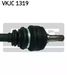 SKF VKJC 1319 Полуось | перед лев | - 3