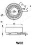 Ashika 45-0W-002 Ролик натяжной ГРМ  - 2