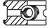 Mahle 030 48 N2 Комплект поршневых колец - 1