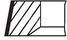 Mahle 030 48 N2 Комплект поршневых колец - 2