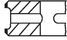 Mahle 013 19 N0 Комплект поршневых колец - 1