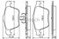 Bosch 0 986 494 245 Колодки тормозные дисковые | перед | - 1