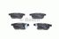 Bosch 0 986 494 255 Колодки тормозные дисковые | зад | - 2