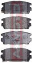 Akyoto AKD-0098 Колодки тормозные дисковые задние - 1