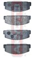 Akyoto AKD-1076 Колодки тормозные дисковые задние - 1