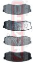 Akyoto AKD-1143 Колодки тормозные дисковые задние - 1