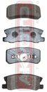 Akyoto AKD-3450 Колодки тормозные дисковые задние - 1