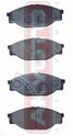 Akyoto AKD-1227 Колодки тормозные дисковые передние - 1