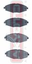 Akyoto AKD-1253 Колодки тормозные дисковые передние - 1