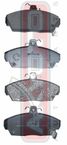 Akyoto AKD-1337 Колодки тормозные дисковые передние - 1