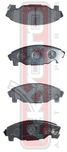 Akyoto AKD-6340 Колодки тормозные дисковые передние - 1