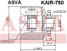 Asva KAIR-750 Шрус внутренний | перед прав | - 2