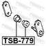 Febest TSB-779 Втулка задней рессоры | зад прав/лев | - 2
