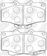 NIBK PN1219 Колодки тормозные дисковые | перед | - 1