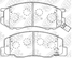 NIBK PN1404 Колодки тормозные дисковые | перед | - 1