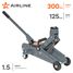 AIRLINE AJ-1.5F-300 Домкрат подкатной 1.5т (min - 140 мм, MAX - 300 мм) - 3