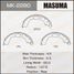 Masuma MK-2280 Колодки тормозные барабанные | зад | - 1