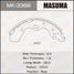 Masuma MK-3388 Колодки тормозные барабанные - 1