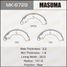 Masuma MK6729 Колодки тормозные барабанные - 1