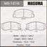 Masuma MS-1216 Колодки тормозные дисковые | перед | - 1
