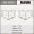 Masuma MS1242 Колодки тормозные | перед | - 1