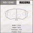 Masuma MS-1246 Колодки тормозные дисковые | перед | - 1