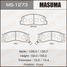 Masuma MS-1273 Колодки тормозные дисковые | перед | - 1