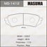 Masuma MS1412 Колодки тормозные | зад | - 1