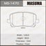 Masuma MS1470 Колодки тормозные | перед | - 1