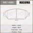 Masuma MS1480 Колодки тормозные | перед | - 1