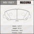 Masuma MS-1527 Колодки тормозные дисковые | перед | - 1