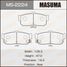 Masuma MS2224 Колодки тормозные | зад | - 1