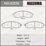 Masuma MS-2309 Колодки тормозные дисковые | перед | - 1