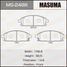 Masuma MS2488 Колодки тормозные | перед | - 1
