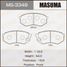 Masuma MS-3349 Колодки тормозные дисковые | перед | - 1