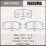 Masuma MS3450 Колодки тормозные | зад | - 1