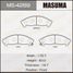 Masuma MS-4289 Колодки тормозные дисковые - 1