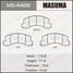 Masuma MS-4489 Колодки тормозные дисковые - 1