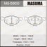 Masuma MS-5900 Колодки тормозные дисковые | перед | - 1