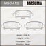 Masuma MS-7415 Колодки тормозные дисковые | зад | - 1