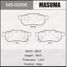 Masuma MS-8266 Колодки тормозные дисковые | зад | - 1