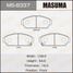 Masuma MS-8337 Колодки тормозные дисковые | перед | - 1