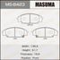 Masuma MS-8423 Колодки тормозные дисковые | перед | - 1
